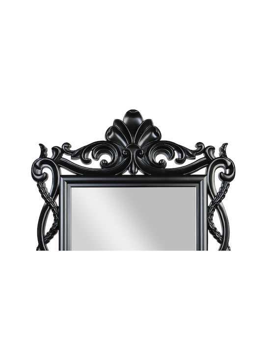 Keskor Wall Mirror with Black Plastic Frame 1pcs