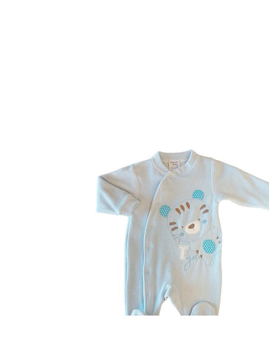 Sweet Baby Baby Bodysuit Set Velvet Light Blue