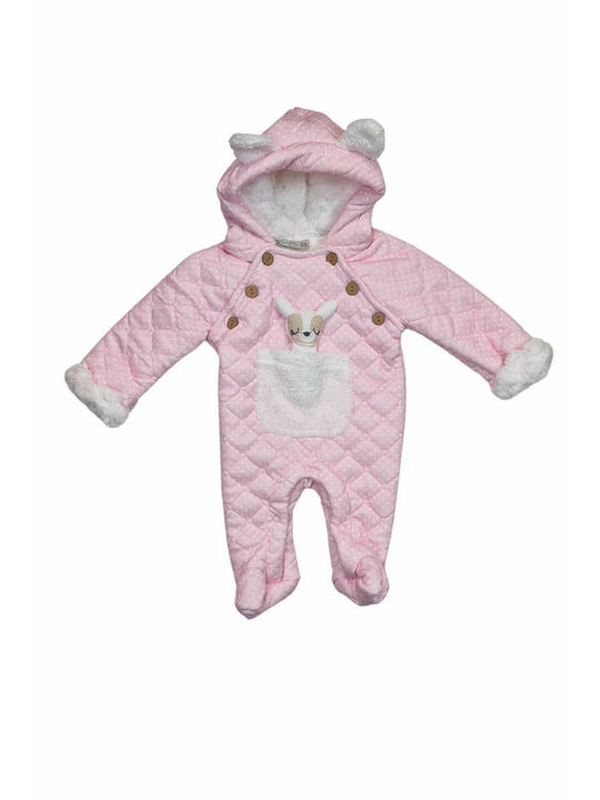 Nanon Baby Baby Bodysuit Set Pink