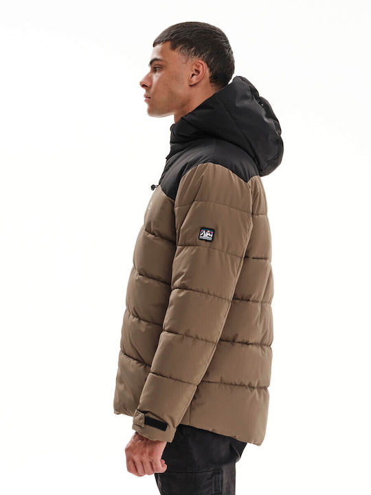 Winter Jacket Puffer Waterproof and Windproof CAMEL