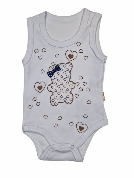 beBio Little Bear Κορμάκι Λευκό