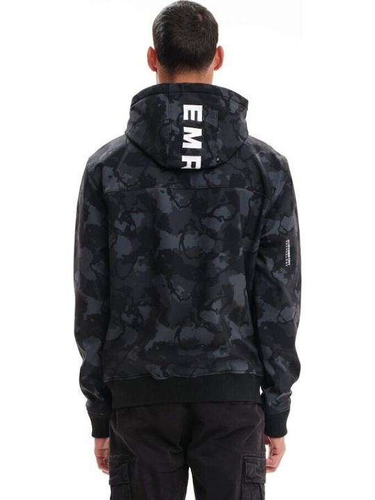 Geci Barbati A Iarna Waterproof și cu Protecție Împotriva Vântului Black Camo