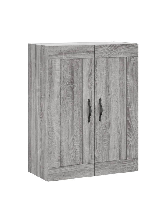 Office Storage Chipboard Closet Grey L69.5xW34xH180cm