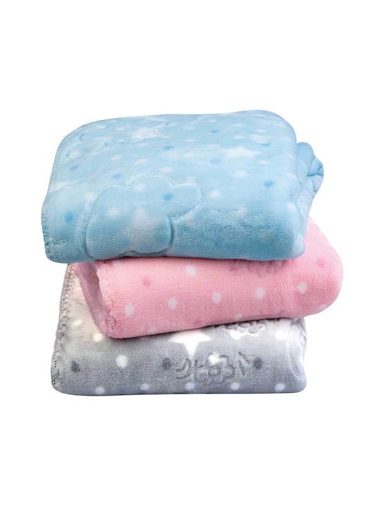 Greenwich Polo Club Blanket Nursery Swaddling Blankets 8832 Fleece Gray 80x110cm