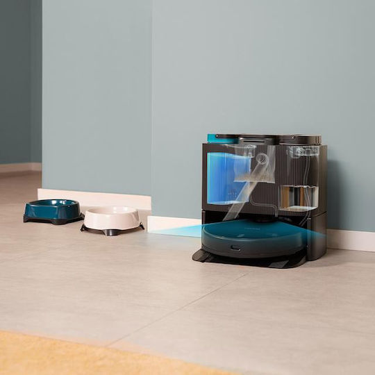 Cecotec Conga 11090 Spin Revolution Home&Wash Robot Vacuum Cleaner with Laser Mapping and 4000Pa Suction Power Black