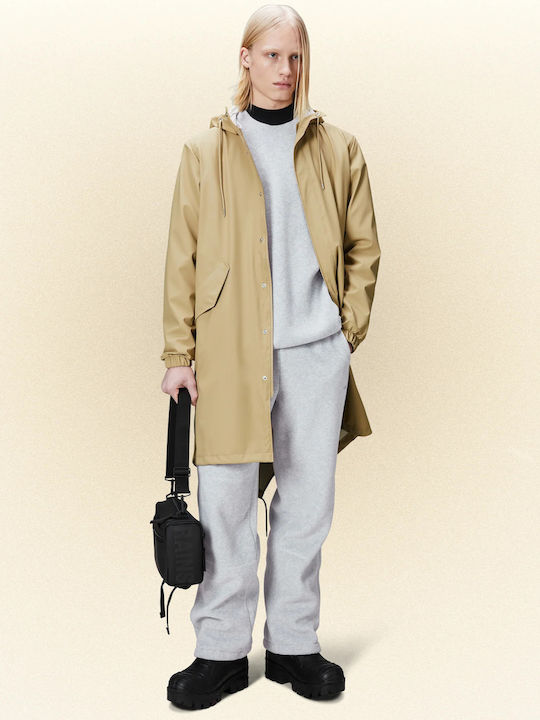 Fishtail Winter Jacket Parka Waterproof and Windproof Beige