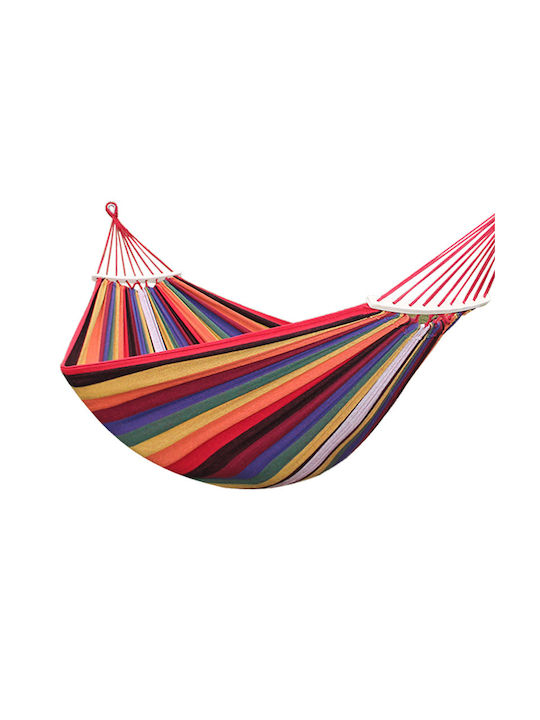 eBest Single Hammock Red 260x100cm