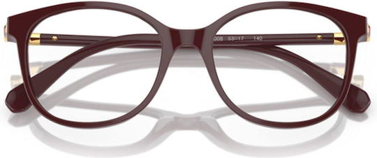 Swarovski Swarovski Brillengestelle Mit Rezept Burgundischer Acetat SK2002