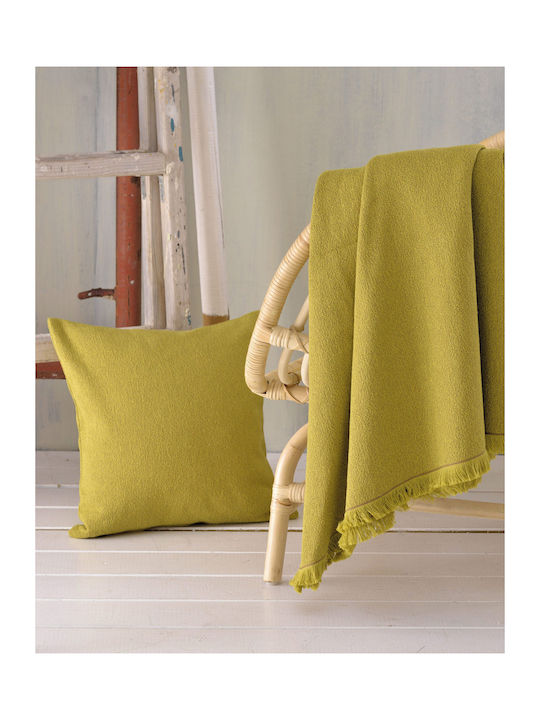 Rythmos Decorative Pillow Case Sebastiao Yellow 40x40cm.