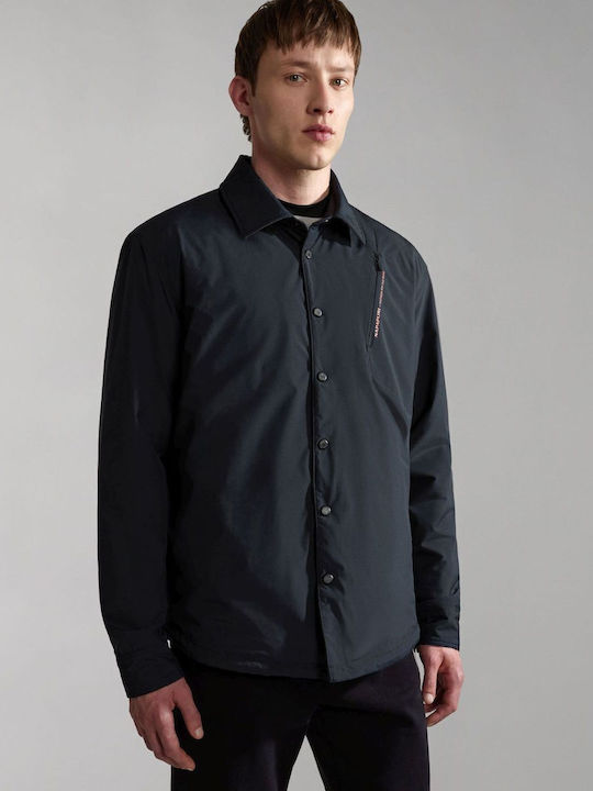 Long Sleeve Black Overshirt