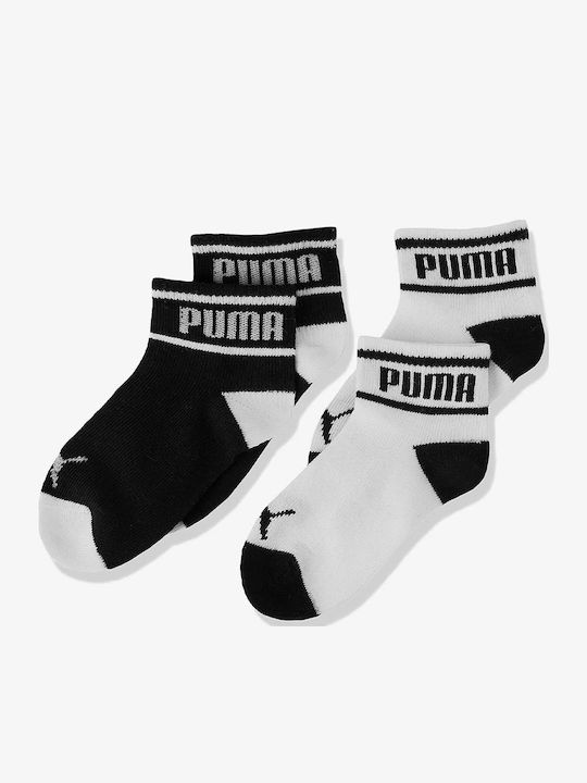 PUMA Αθλητικές Παιδικές Κάλτσες Μακριές Μαύρο 2 Ζευγάρια
