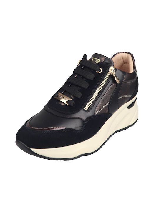 Keys Damen Sneakers Schwarz