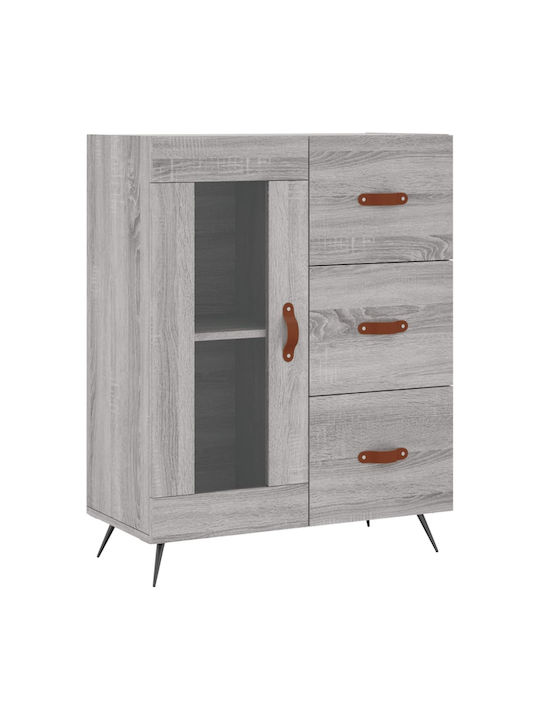 Βιβλιοθήκη Γκρι 69.5x34x180εκ.