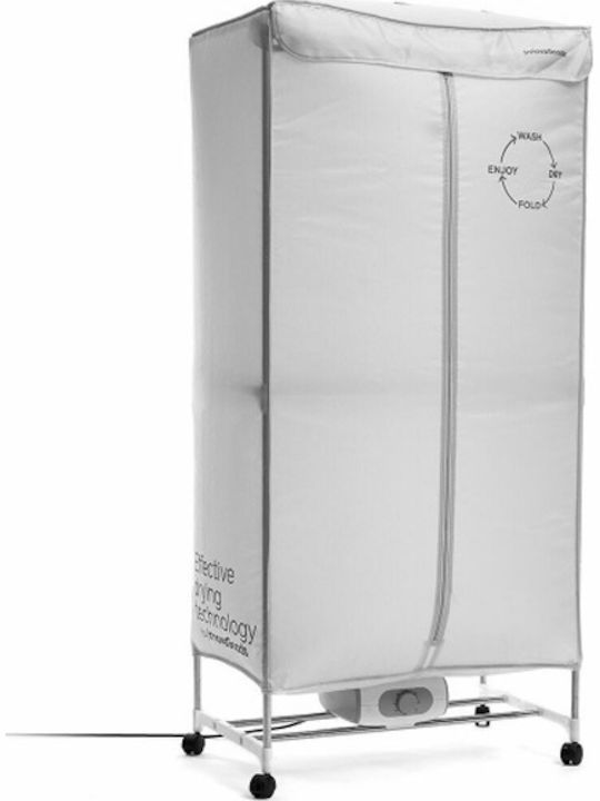 InnovaGoods Dupledry Klappbare Elektrische Boden-Kleiderständer aus Rostfreiem Stahl 1000W 70x150cm