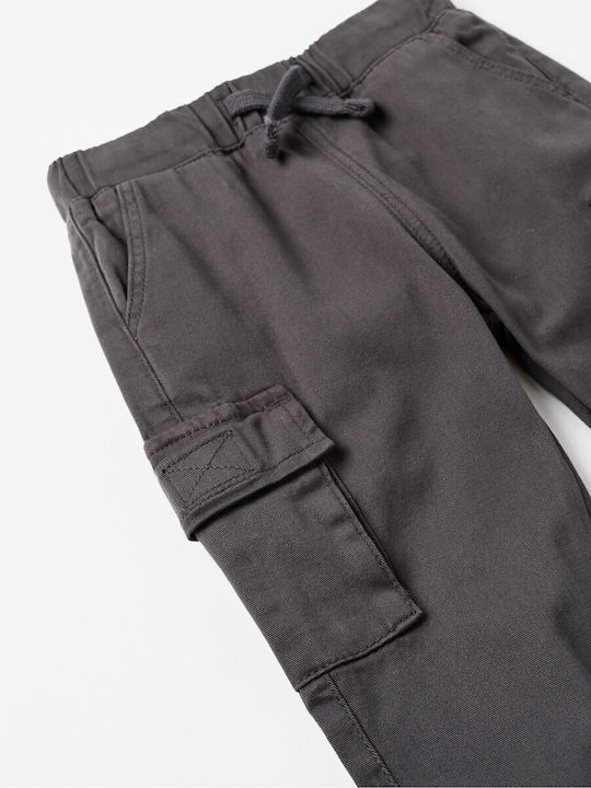 Zippy Pantaloni cargo copii Gri