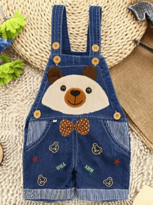 TakTakBaby Kids Dungarees Navy Blue