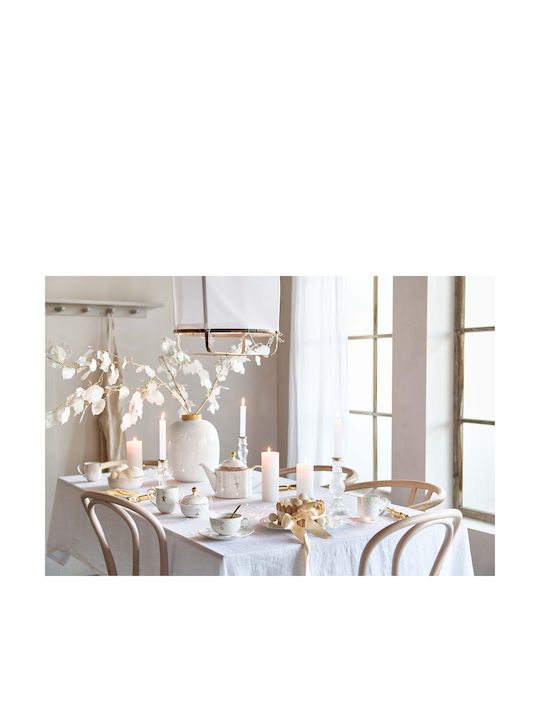 PiP Studio Royal Winter Πιάτο Γλυκού από Πορσελάνη Λευκό με Διάμετρο 17cm 6τμχ