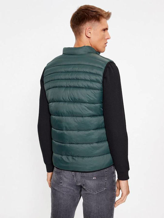 Sleeveless Jacket Puffer Green