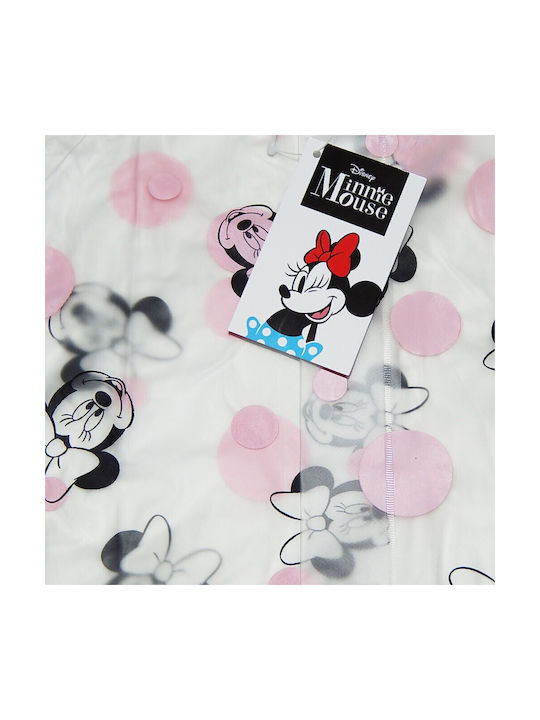 Disney Waterproof Casual Jacket Pink with Ηood