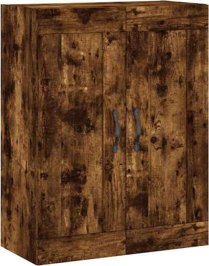 Ντουλάπα Γραφείου Ξύλινη Καφέ 69.5x34x180cm
