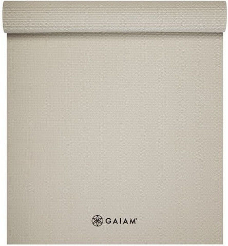 Gaiam Στρώμα Γυμναστικής Yoga Μπεζ (173x61x0.5cm)