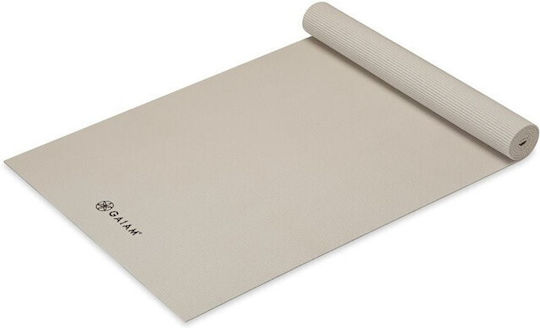 Gaiam Στρώμα Γυμναστικής Yoga Μπεζ (173x61x0.5cm)