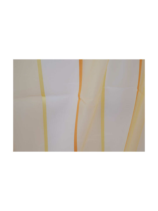 Saray Home Vorhang mit Bleistiftfalten Weiß 280x300cm