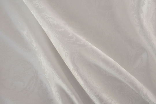 Saray Home Κουρτίνα με Τρέσα Λευκή 220x280εκ.