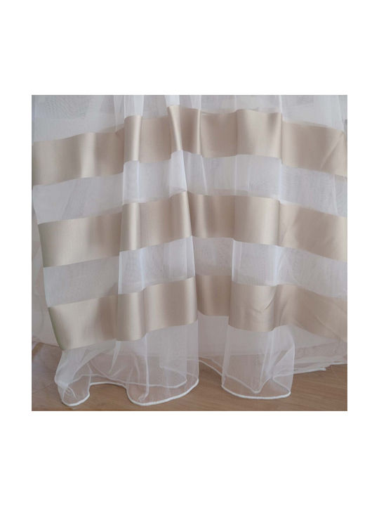 Saray Home Window Curtain with Pencil Pleat White 280x140cm