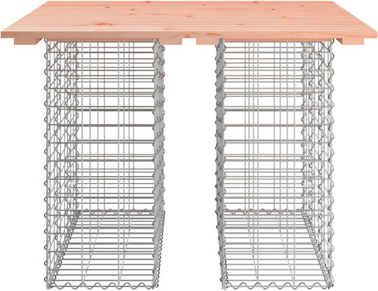 Masa pentru spații exterioare Lemn cu schelet metalic CAFE 100x102x72buc
