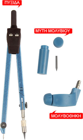Tpster Metallisch Zirkel Blau