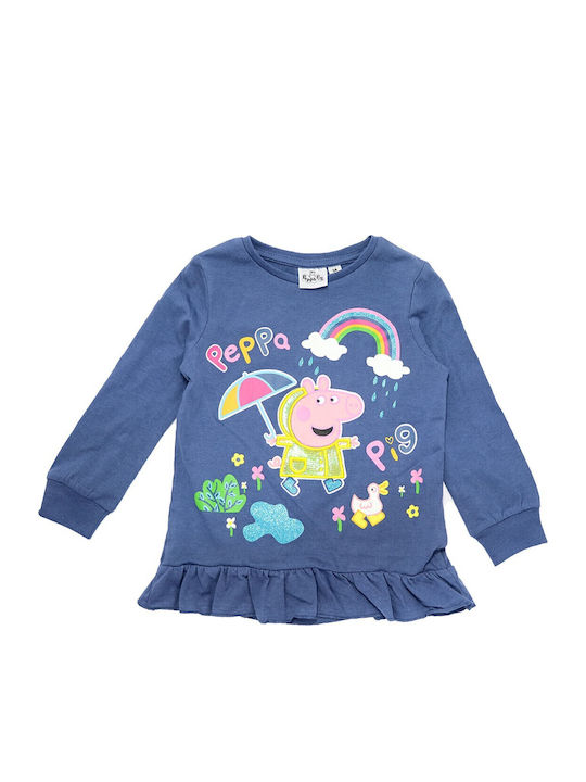 Παιδικό Σετ με Κολάν Χειμερινό 2τμχ Μπλε