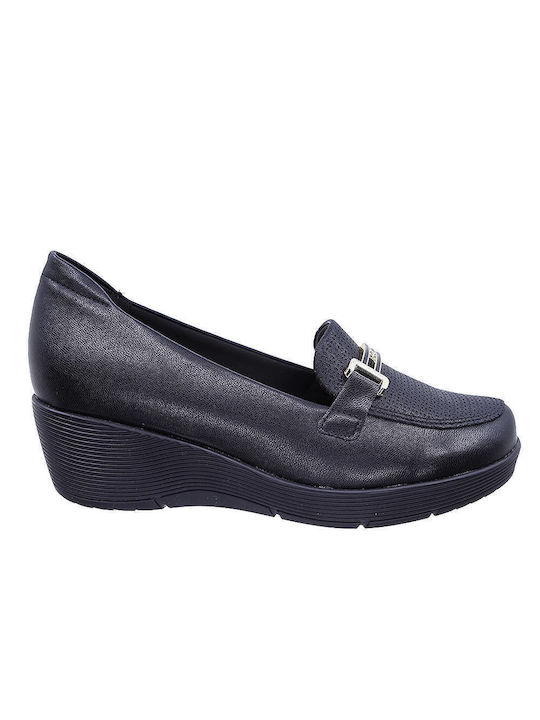 Piccadilly Women's Moccasins in Black Color