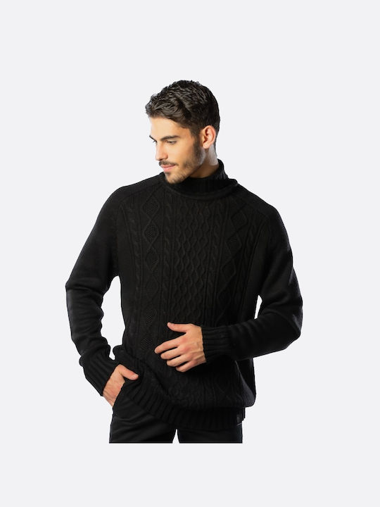 Brokers Jeans Men's Long Sleeve Sweater Black