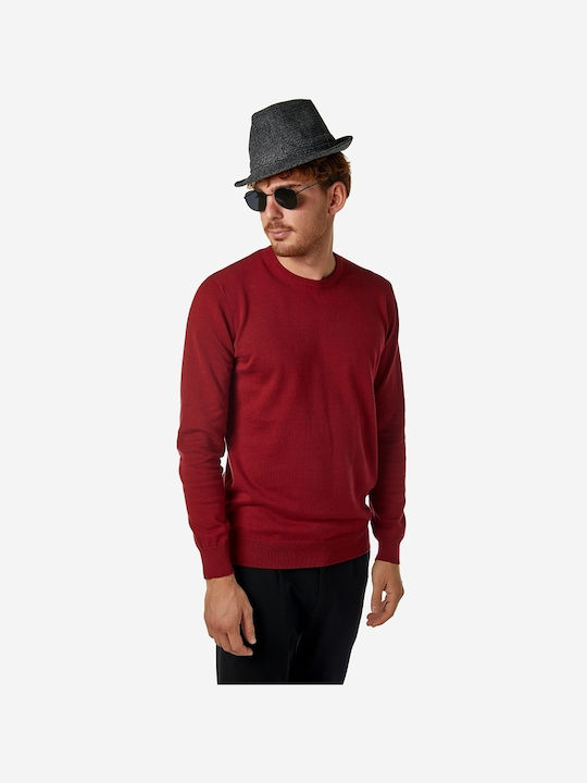 Brokers Jeans Men's Long Sleeve Sweater Burgundy