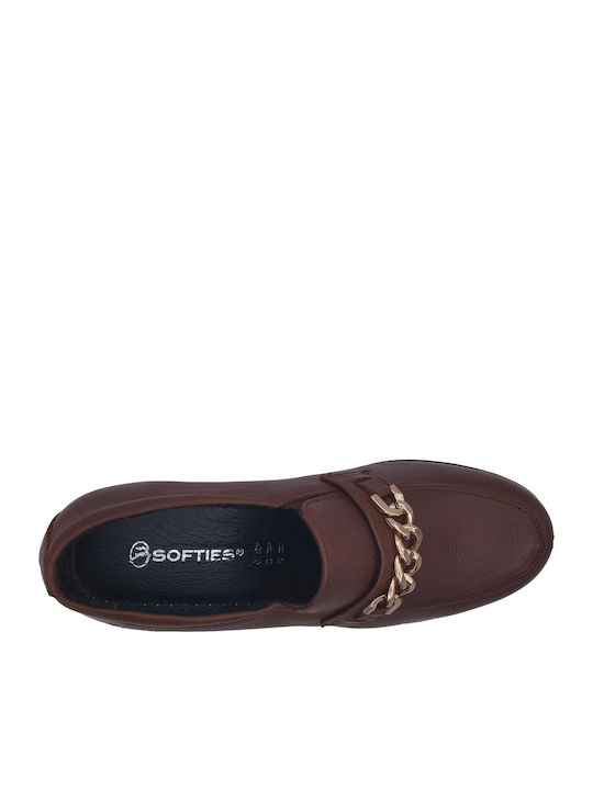 Damen Mokassins Dark Brown