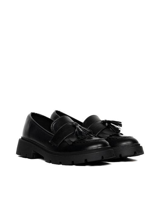 Michailidis Collection Women's Loafers in Black Color