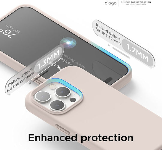 Elago Back Cover Silicon 1.7mm Roz (iPhone 15 Pro)
