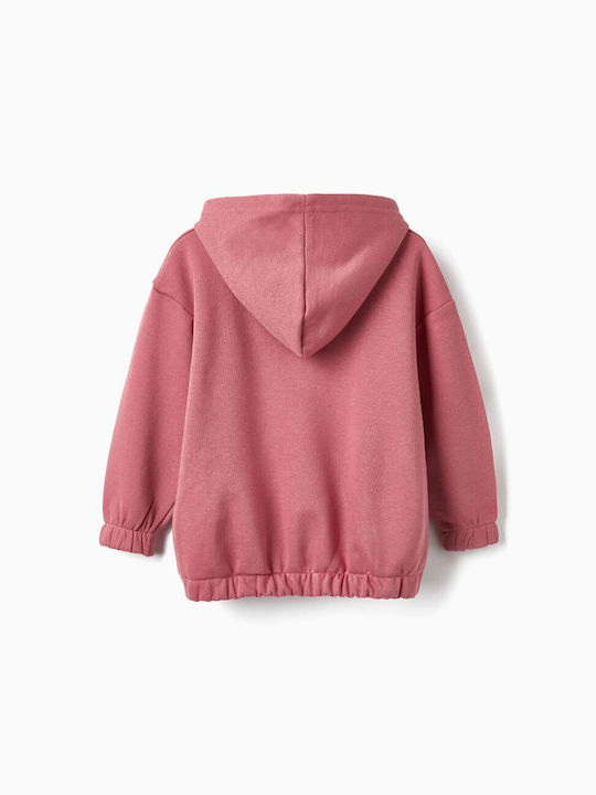 Zippy Kinder Sweatshirt mit Kapuze Rosa