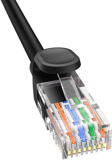 Baseus U/UTP Cat.5 Cablu de rețea Ethernet 1m Negru 1buc