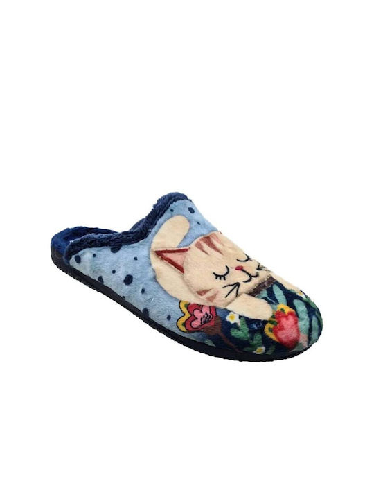 Medies Women's Slippers Light Blue