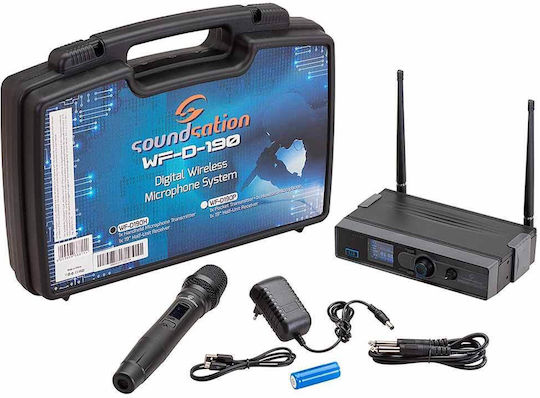 Soundsation WF-D190H Set Drahtlos Δυναμικό Mikrofon Handgemacht für Gesang