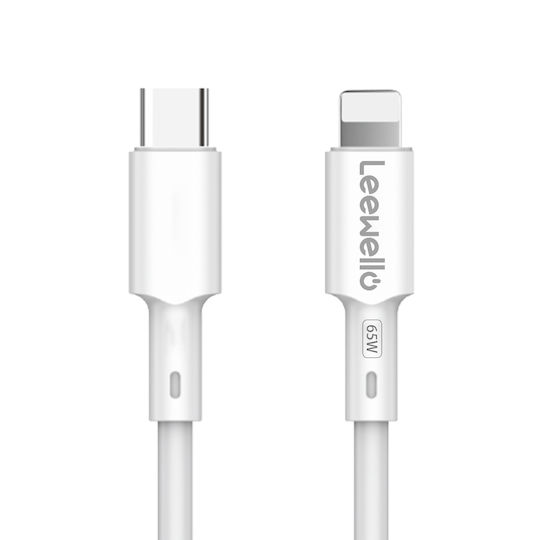 Leewello Încărcător cu Port USB-C și Cablu Lightning 20W Livrarea energiei Albς (CDQ19)