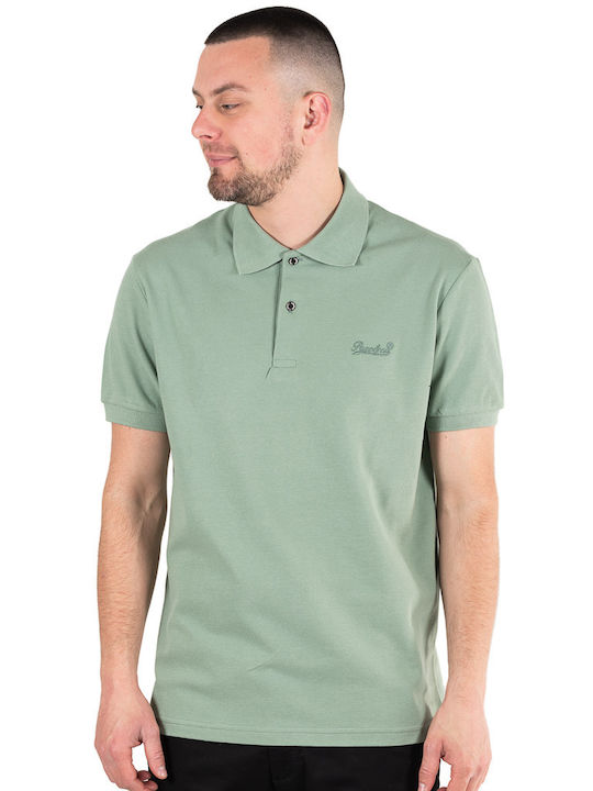 Paco & Co Bluza Bărbătească cu Mânecă Scurtă Polo Verde