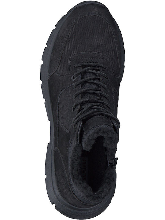 Leather Black Men's Boots Anatomical