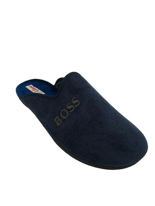 Adam's Shoes Men's Slipper Blue