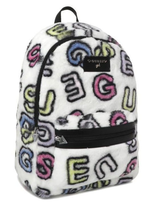 Guess School Bag Backpack Junior High-High School in White color