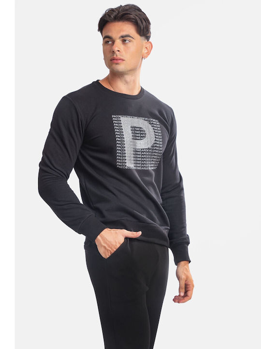 Paco & Co Herren Sweatshirt Schwarz