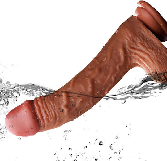 Kinksters Ρεαλιστικός Δονητής με Απομακρυσμένο Έλεγχο 21cm Flesh