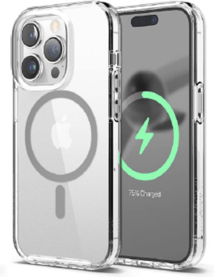 Elago Magsafe Hybrid Clear Back Cover Σιλικόνης 1.2mm Διάφανο (iPhone 15 Pro)